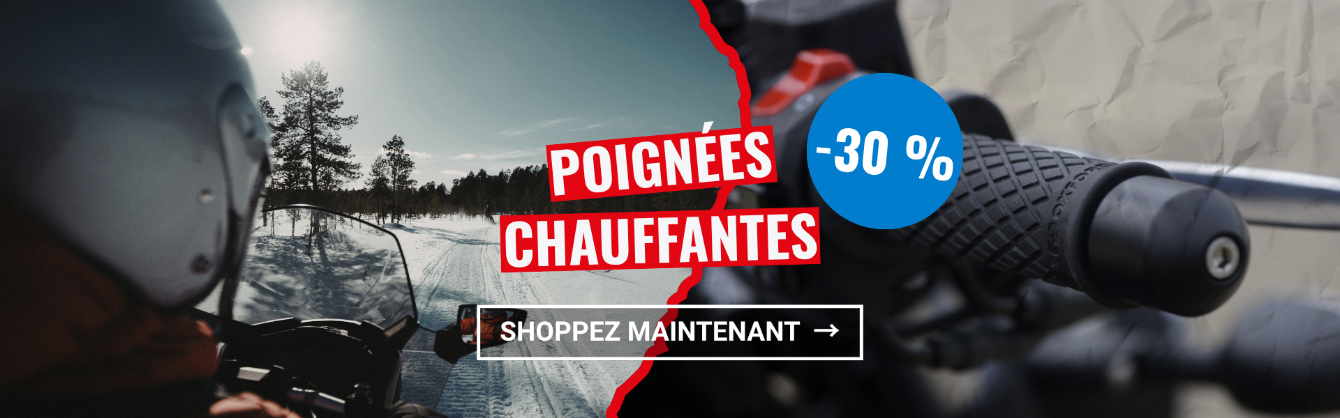 Poignées chauffantes